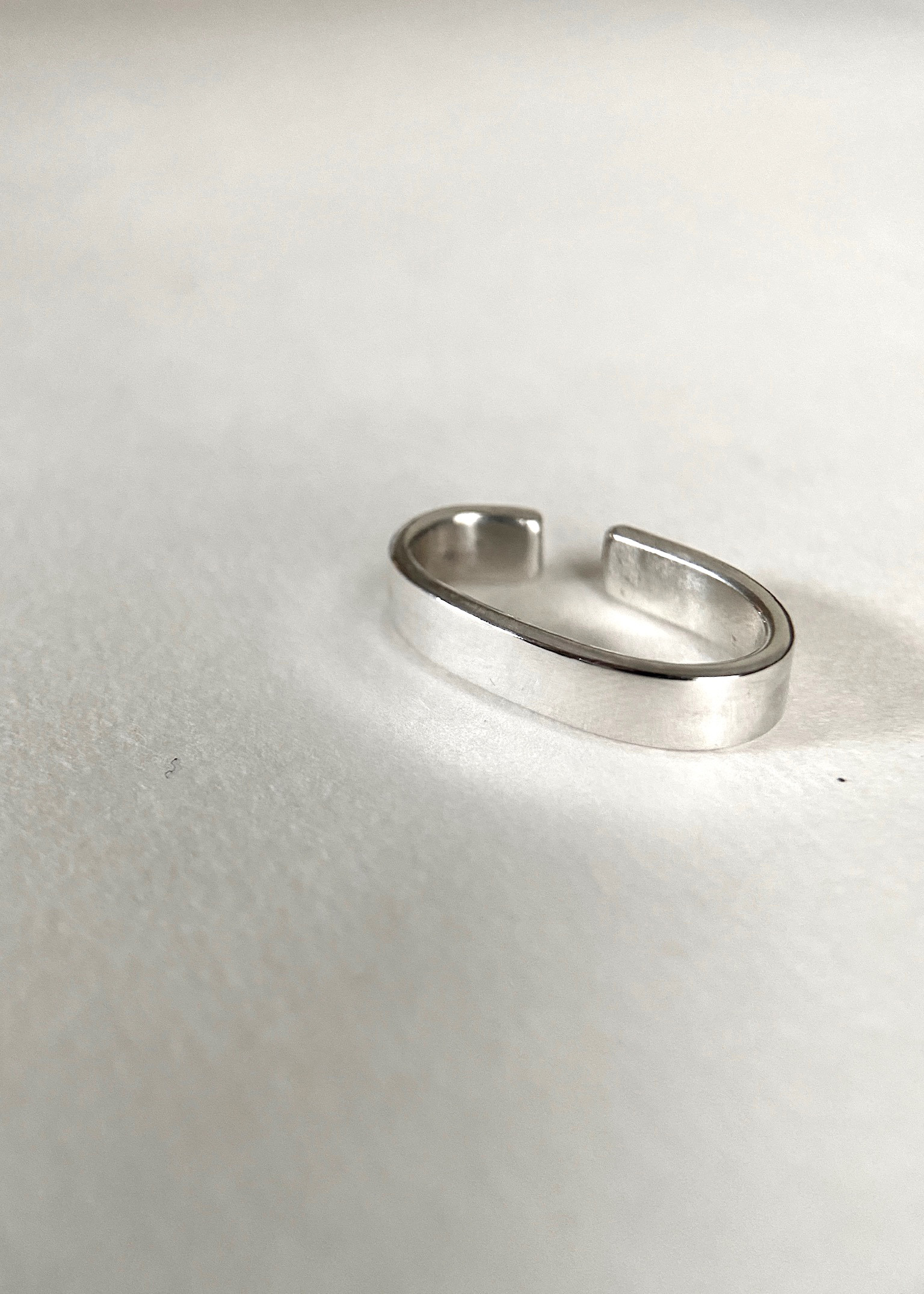 Elliptic ear cuff silver950 シルバー950 イヤーカフ