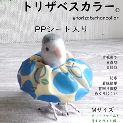 人気【トリザベスカラー】S〜Lサイズ　エリザベスカラー　インコ　鳥 3枚目の画像