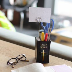 歐士OSHI 聖經書本造型筆筒 (附留言夾、便條紙) 第1張的照片