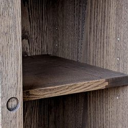 板組みの小さな戸棚 引き出し付き 濃いカーキ色 5枚目の画像