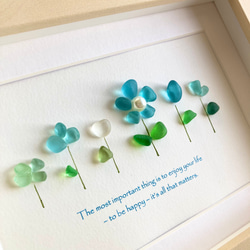 香水瓶とバッグの棚 シーグラスアート 置物 壁かけ誕生日プレゼント