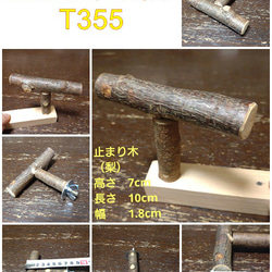 止まり木（枝：TOY-23-004） T286、T355 2枚目の画像