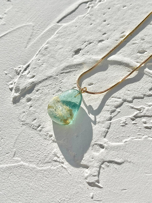 特集掲載ヘアゴムとお揃い　Ocean seaglass 3枚目の画像