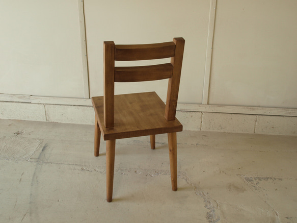 チェア 椅子 無垢 モミの木 無垢 001 ダイニングテーブルセット 宮崎 無垢家具 モミの木家具 2枚目の画像