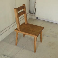 チェア 椅子 無垢 モミの木 無垢 001 ダイニングテーブルセット 宮崎 無垢家具 モミの木家具 3枚目の画像