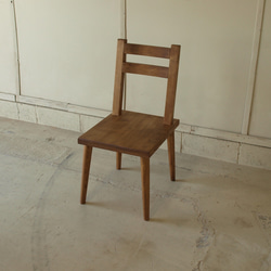 チェア 椅子 無垢 モミの木 無垢 001 ダイニングテーブルセット 宮崎 無垢家具 モミの木家具 1枚目の画像