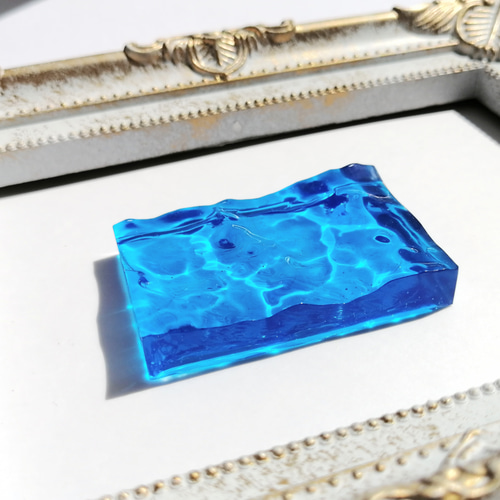 ブルーの海の置物 / インテリア / 波 / オブジェ その他インテリア雑貨