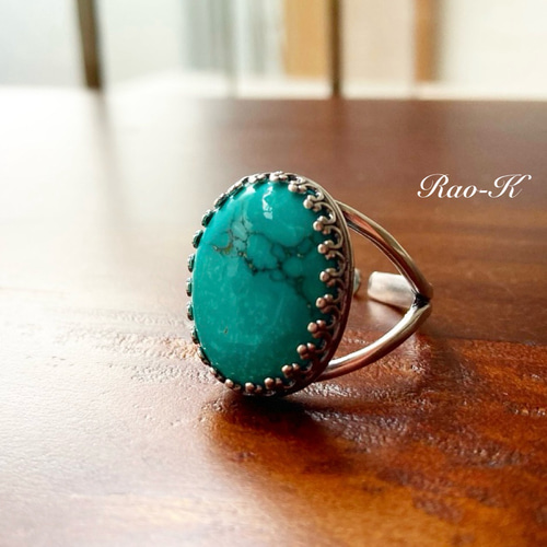 ✨always be yourself!アンティーク調リング〜パイライト・イン