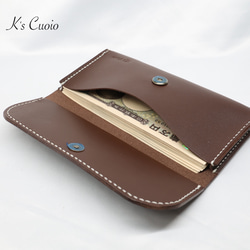 ヌメ革 お札ケース【送料無料】 16枚目の画像