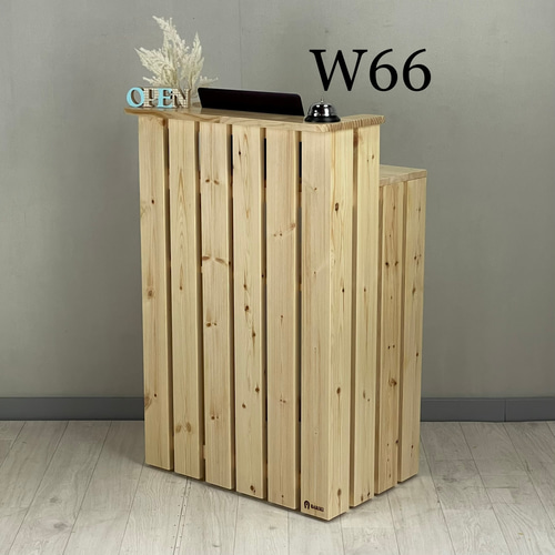 フルオーダーのレジカウンター 物販店舗向けL字型カウンターのオーダーメイドW1200@大阪東京名古屋