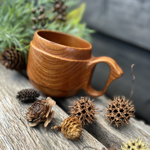 マグカップククサ (食器用ウレタンコーティング仕上げ) マグカップ