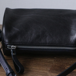 身軽可愛い本革ショルダーバッグ斜め掛けショルダーポシェット　 8枚目の画像