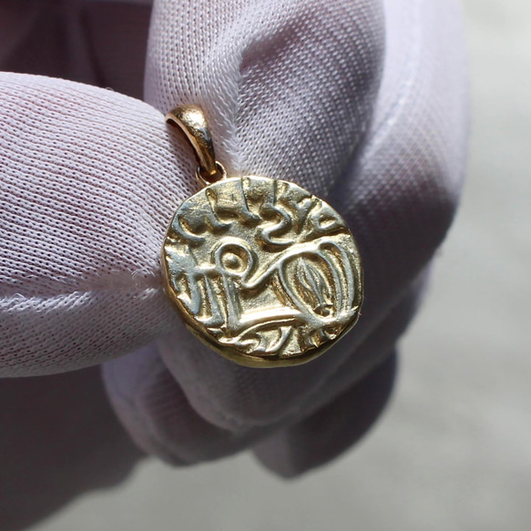 Ancient Indian Coin Charm / K10, K18, PT900 1枚目の画像