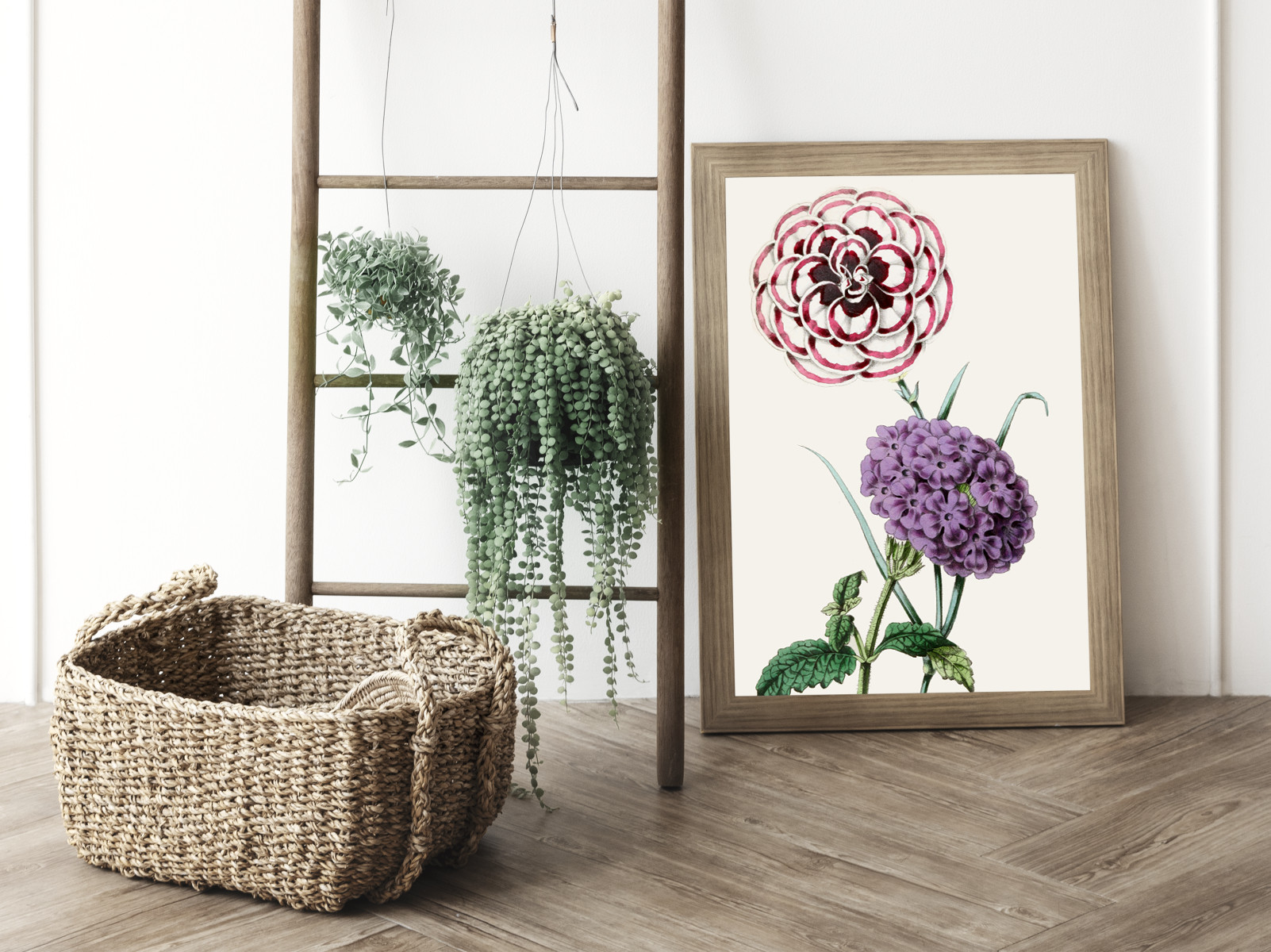 原画 フラワーアート 花の絵 花柄 ボタニカル 花図鑑　花　ガーデン 紫陽花 原画 フラワーアート 花の絵 花柄 ボタニカル 花図鑑 花