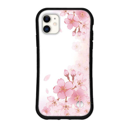 桜 iPhoneケース 15 14 13 pro mini se xr iface型 カバー スマホケース 花 送料無料 5枚目の画像