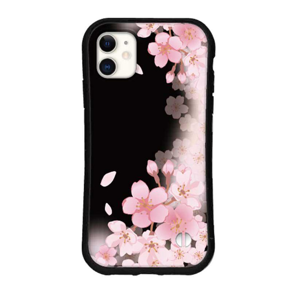 桜 iPhoneケース 15 14 13 pro mini se xr iface型 カバー スマホケース 花 送料無料 4枚目の画像