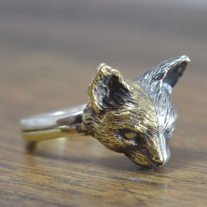 キメラスプリットフェイスキャット【リング】Yin and yang：R-56：Size03～15