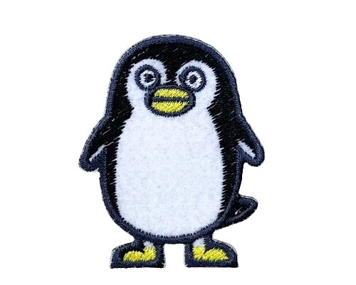ペンギン】刺繍ステッカーワッペン ワッペン・アップリケ ペンギン】刺繍ステッカーワッペン ワッペン・アップリケ