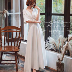 オフホワイト Aライン ウェディングドレス9号11号13号結婚式