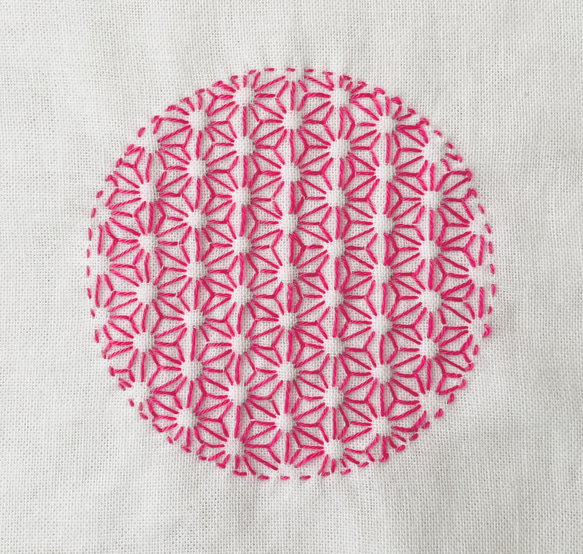 超ビギナーさんのための刺し子ハンカチキット 13枚目の画像