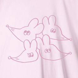 「キョロキョロ」4匹ネズミTシャツ 1枚目の画像