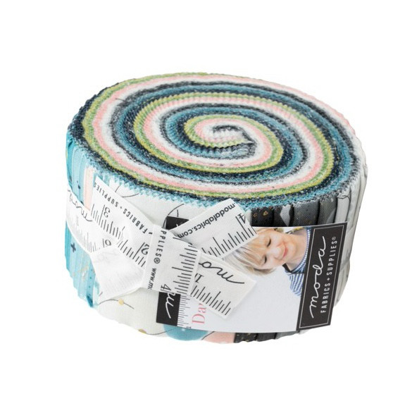 「Dance in Paris」ジェリーロール カットクロス moda 生地  Zen Chic