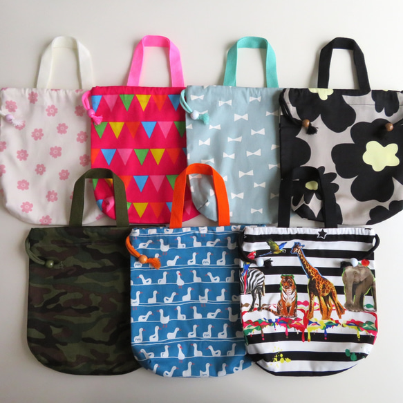 【おまとめページ】２点（お着替え袋持ち手付き×2） 8499160ce295784687cab0428927b9