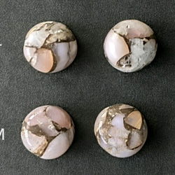 【寶石選擇】銅粉紅蛋白石*上帝之石*粉紅蛋白石耳環或耳環十月生日石 第13張的照片