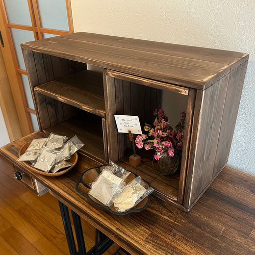 アンティーク 3個セット 食器棚 飾り台 コレクションケース 什器