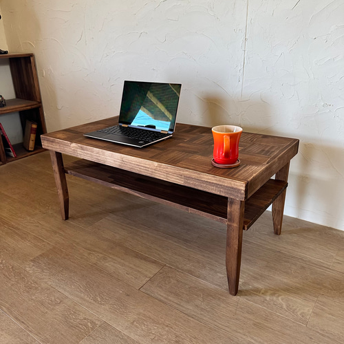 む 様 オーダー品】ローテーブル パーソナルテーブル引き出し付き