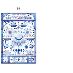 花式天體舊書，月相，12星座冰雪世界明信片套裝 第17張的照片