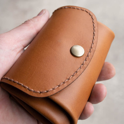 レザークラフトキット】道具不要 受注生産 手縫い牛本革アコーディオン