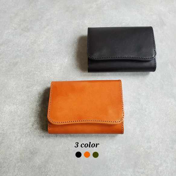 CUNE　超美品　レザー三つ折ウォレット　牛皮　新品、未使用 レザー三つ折りウォレット｜ウサギがいる｜CUNE ONLINE STORE