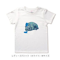 鮮やかおやすみカバのTシャツ 3枚目の画像