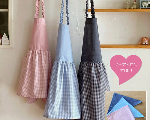 本当にノーアイロンでOK！ ギンガムチェックスカート 女の子 子供