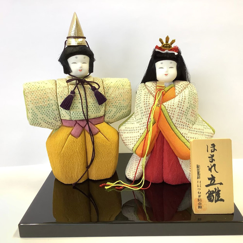 立雛　お雛様　木目込み人形 木目込み人形のお雛さま | 人形工房ひととえ｜紗｜十五人飾り