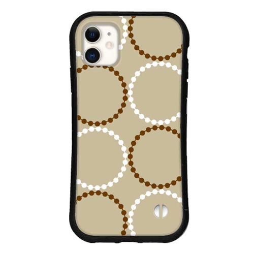 サークルドット スマホケース iPhone16 15 14 13 pro se iface型