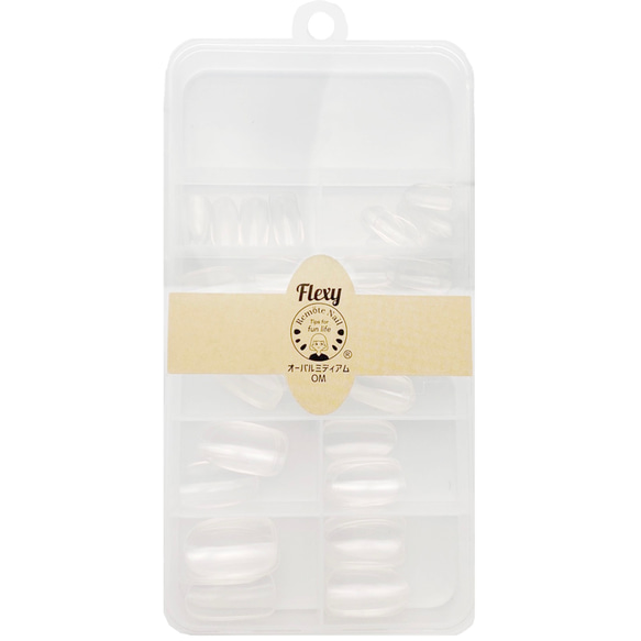 Flexy形状記憶ネイルチップ ジェルネイルのような＊クリアチップ