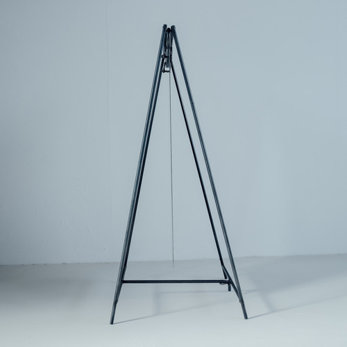 アイアンフレームA型看板 看板・サイン・A型ショップ用木製折りたたみアイアンフレーム