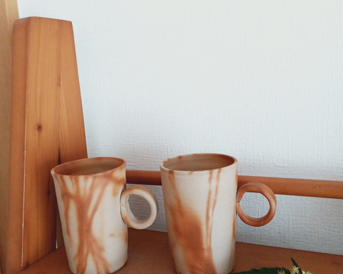 備前焼 ペアマグカップ マグカップ aco 通販 12328137｜Creema(クリーマ)