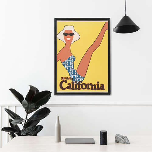 NO.241】夏のインテリア☆アメリカンレトロポップな水着アートポスター