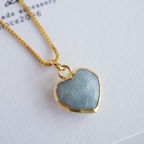 18KGP アクアマリンネックレス ネックレス・ペンダント Boite de maco