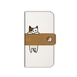 送料無料 スマホケース 手帳型 カバー iPhone15 14 猫 動物 かわいい おしゃれ  アンドロイド 多機種対応 8枚目の画像