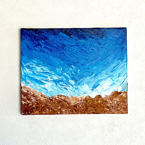 青の絵 クールダウンアート【零044】 絵画 零freedbyshigi 通販