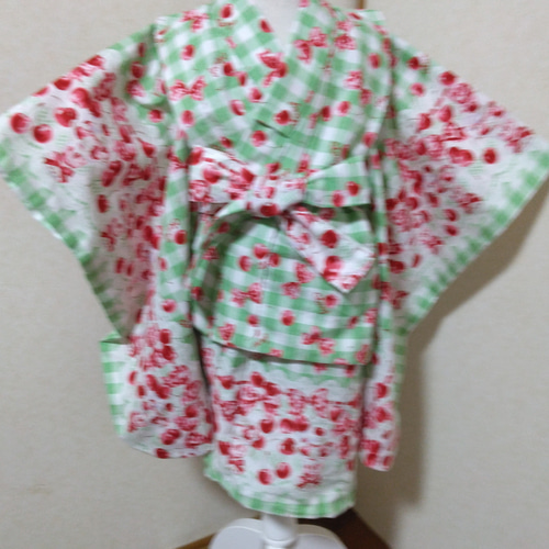 総手縫い小学生迄の子供浴衣＆甚平 受注制作いたします。 浴衣