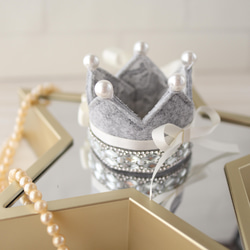 ＜人気商品＞jewelry crown ⭐︎特別な日の王冠/ティアラ　ベビークラウン♪大切な家族の記念日に　犬　猫 4枚目の画像