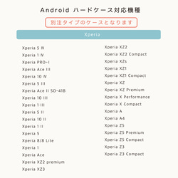 【Android ハードケース 】対応機種 〈 別注タイプ 〉 3枚目の画像