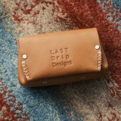 アコーディオン財布 お札が折れない ミニ財布 牛革 レザー ヌメ革 本革 日々を刻む日記帳nfl hnd Creema店 11枚目の画像