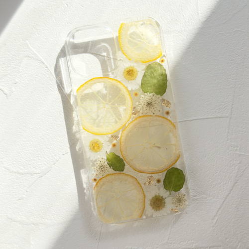 本物 レモン ノースポール 押しフルーツiPhoneケース 押しフルーツ