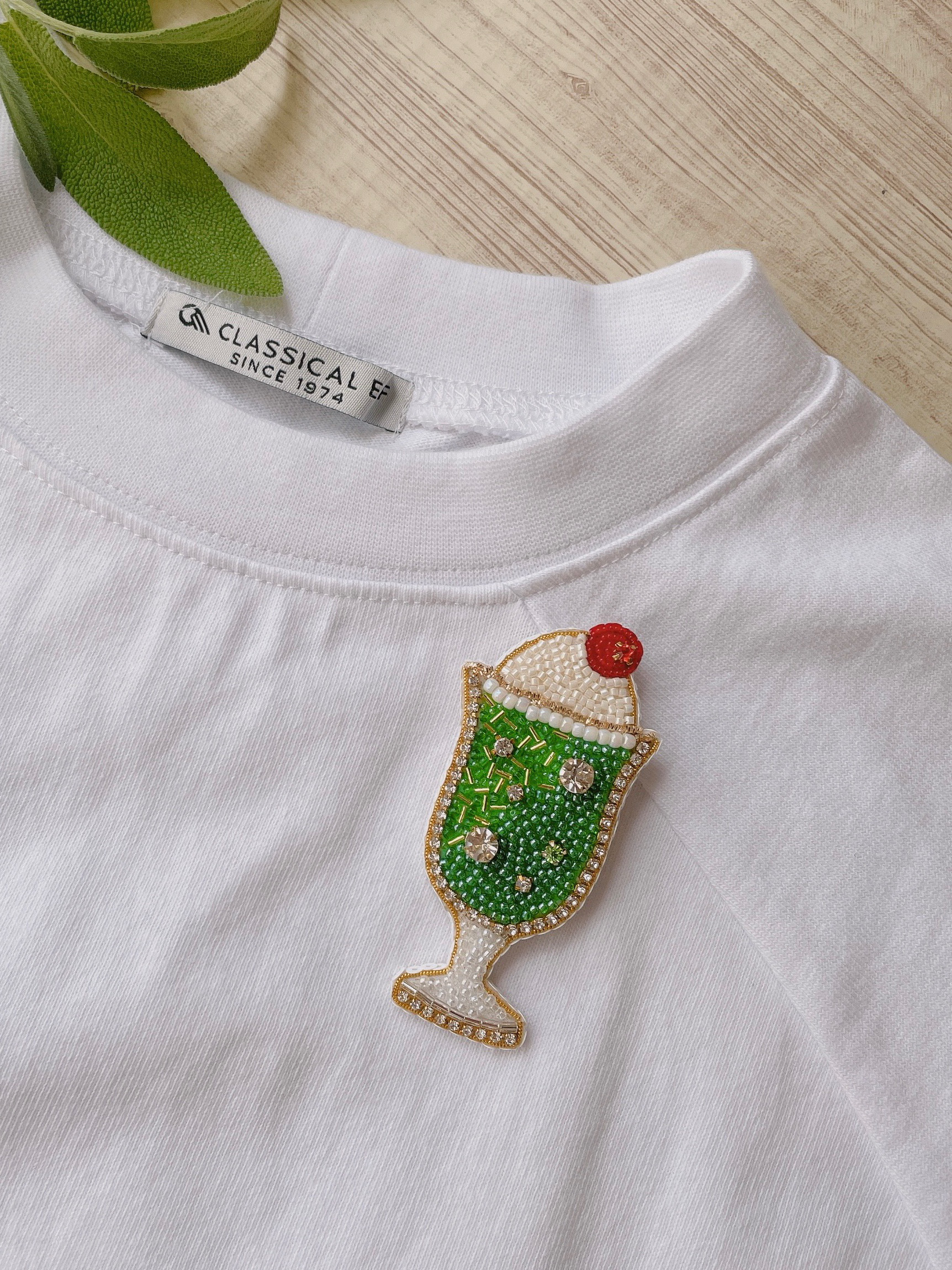 きのこ ✿様 専用 コアラ 水色 クリームソーダ ビーズ 刺繍